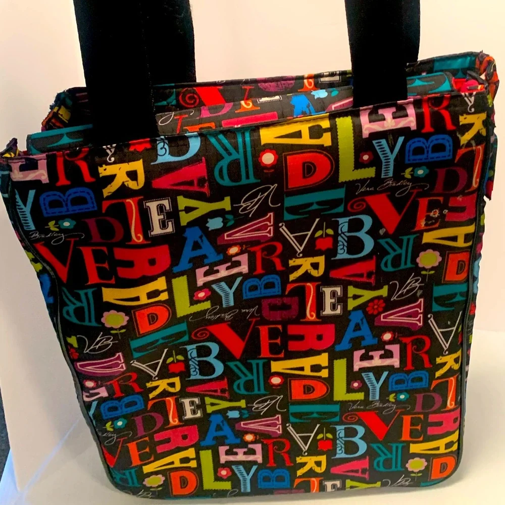 Vera Bradley: A to Vera Frill Laptop Bag 19 inch by 11 inch: Great Condition